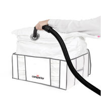 Lot de 5 housses souples sous-vide Compactor blanches "Life" XXL