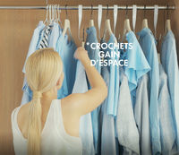 Lot de 3 crochets gain d’espace “Twist“ - XTEND