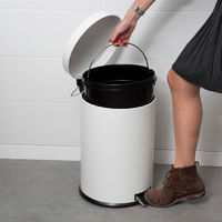Poubelle blanche 20 litres grand modèle