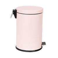 Poubelle rose 20 litres grand modèle