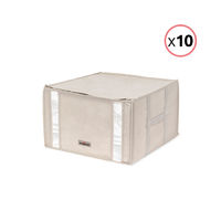 Lot de 10 housses souples sous-vide Compactor beiges "2.0" M