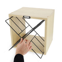 Lot 6 range-bouteilles empilables "Copenhague"