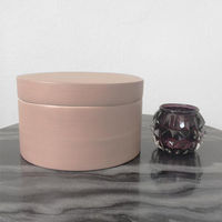 Boîte ronde "Julie" rose