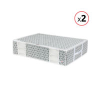 Lot de 2 housses souples sous-vide Compactor bleues "Missy" L