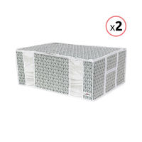 Lot de 2 housses souples sous-vide Compactor bleues "Missy" XXL