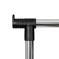 Portant noir à roulettes hauteur réglable "Range Eco"