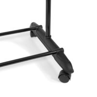 Portant noir à roulettes hauteur réglable "Range Eco"