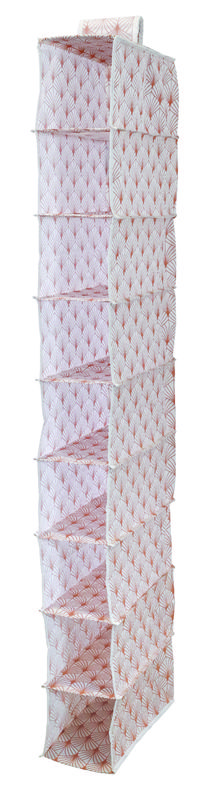 Étagère souple à suspendre 9 niveaux rose "Blush"