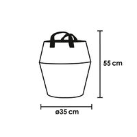 Grand panier "Belly" en feutrine