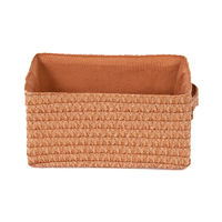 Panier de rangement rose Blush "Lilou"