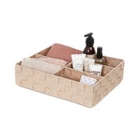 Organisateur de tiroir 5 compartiments rigide rose blush "Stan"