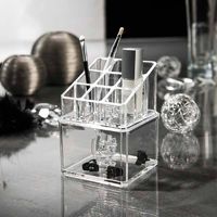 Ensemble de 5 rangements transparents pour maquillage