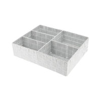 Séparateur de tiroir blanc "Toronto" 5 compartiments