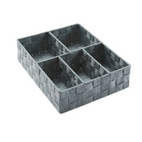 Séparateur de tiroir gris foncé