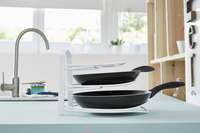 Etagère pour poêles 3 niveaux blanche