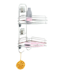 Tablette d’angle double a ventouses 2