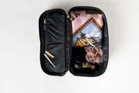 Trousse de rangement pour accessoires de voyage noire "Jet"